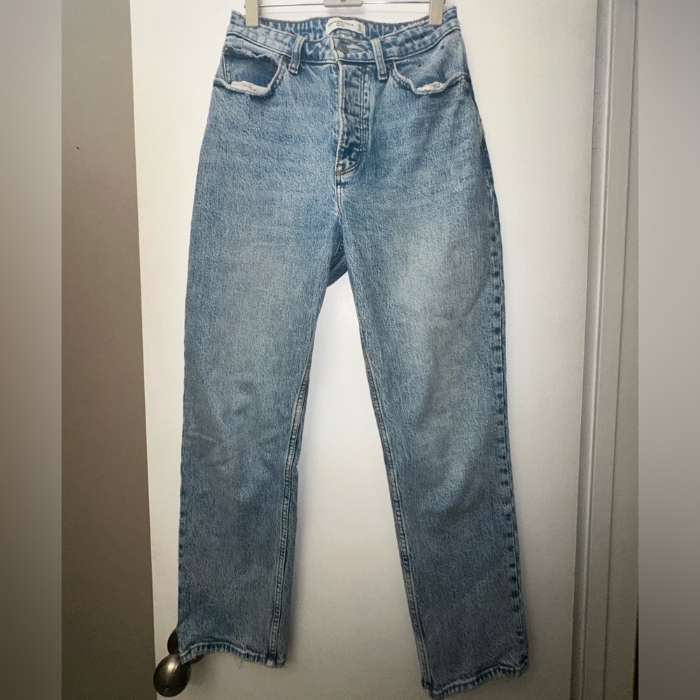 Abercrombie & Fitch Dad High Rise Jean, Size 25/0s